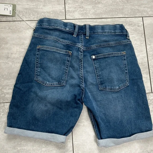 H&M pull on shorts boys denim size 14 - Picture 6 of 7